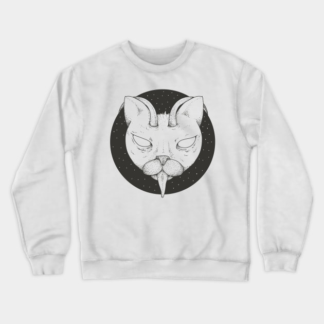 Krampus Cat Crewneck Sweatshirt by Defiant Smile